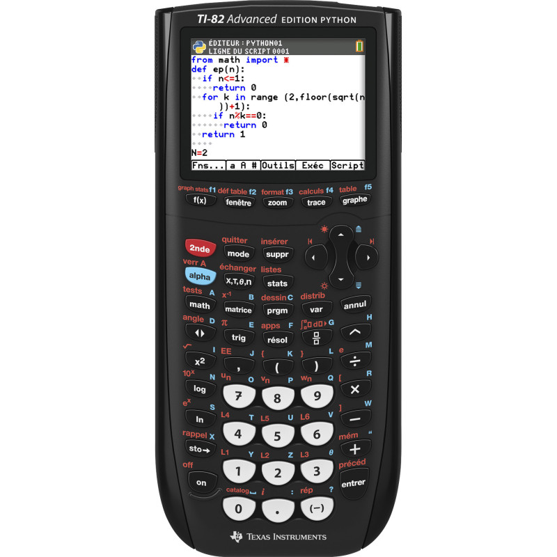 TI-82 Edition Python pour le Lycée : Programmation Python & Mode Examen