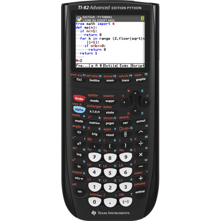 TI-82 Edition Python pour le Lycée : Programmation Python & Mode Examen