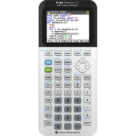Calculatrice TI-83 Premium CE Edition Python