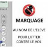 Marquage laser NOM + PRENOM