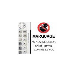 Marquage laser NOM + PRENOM