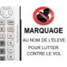 Marquage laser NOM + PRENOM